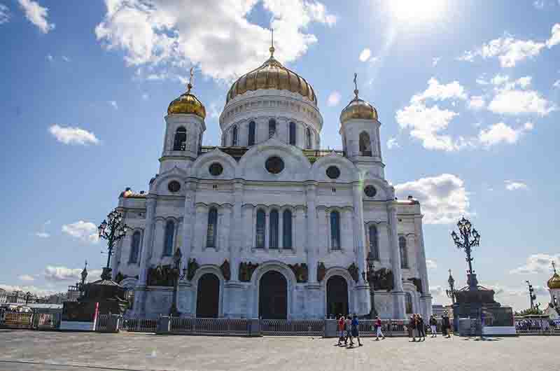 104 - Rusia - Moscu - catedral de Cristo Salvador de Moscu